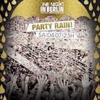 E4 Berlin One Night in Berlin - The Party Rain