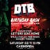 Cassiopeia Berlin 12 Jahre DtB Geburtstagsparty w/ Letters send Home