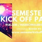 Narva Lounge Berlin Semester Kick Off Party WS 18 / 19