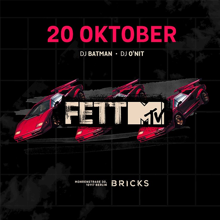 Bricks Berlin Eventflyer #1 vom 20.10.2018