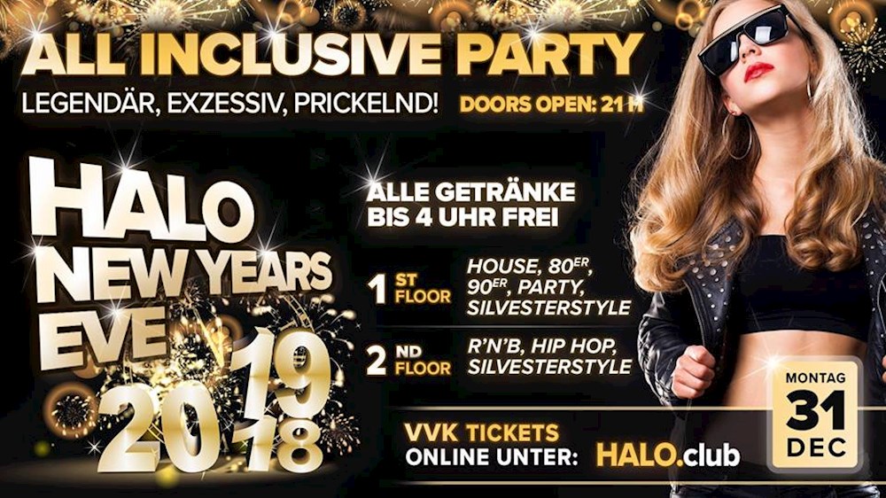 Halo Hamburg Halo’s New Years Eve 2018/2019