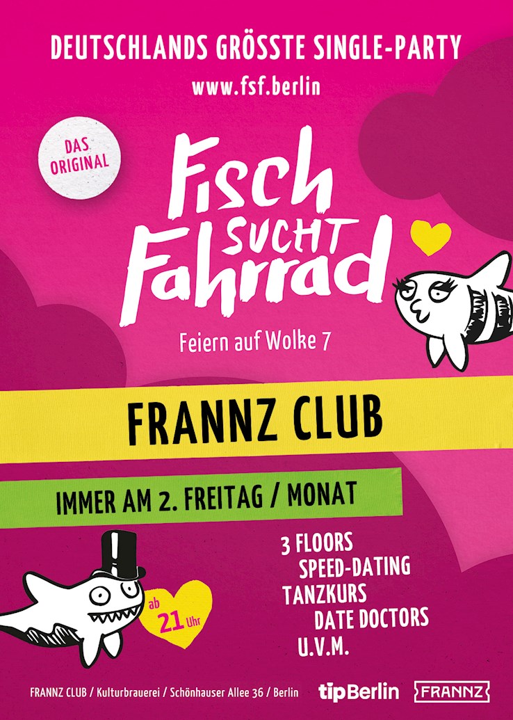 Frannz Berlin Eventflyer #1 vom 08.03.2019