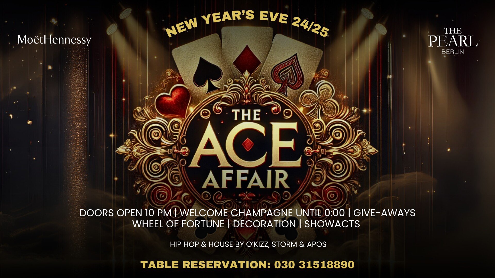 The Pearl Berlin NYE 2024/25 – The Ace Affair