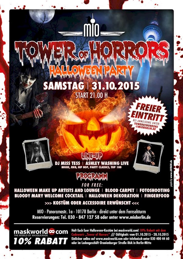 Mio Berlin 5. Tower of Horrors – The Official Halloween Splatter Preview Party Teil 5