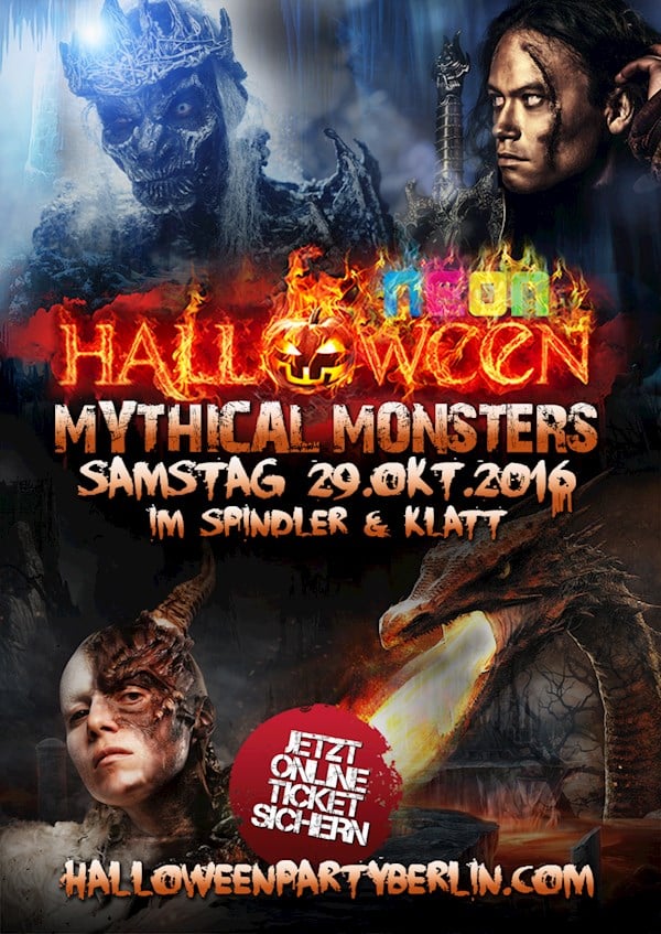 Spindler & Klatt Berlin Neon Halloween "Mythical Monsters"
