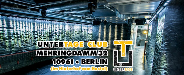 Untertage Berlin Eventflyer #1 vom 26.10.2018