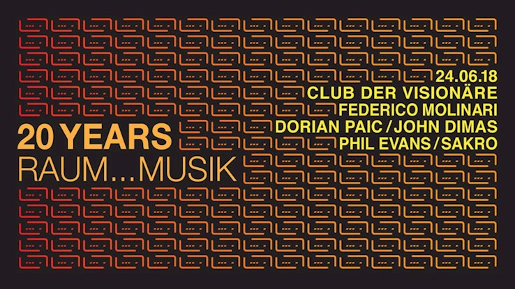Club der Visionaere Berlin Eventflyer #1 vom 24.06.2018