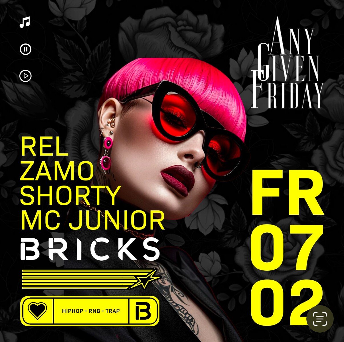 Bricks 07.02.2025 Any Given Friday - Jeden verdammten Freitag