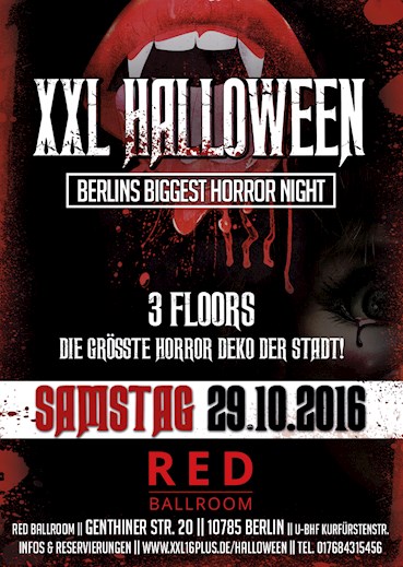 Red Ballroom Berlin Eventflyer #1 vom 29.10.2016