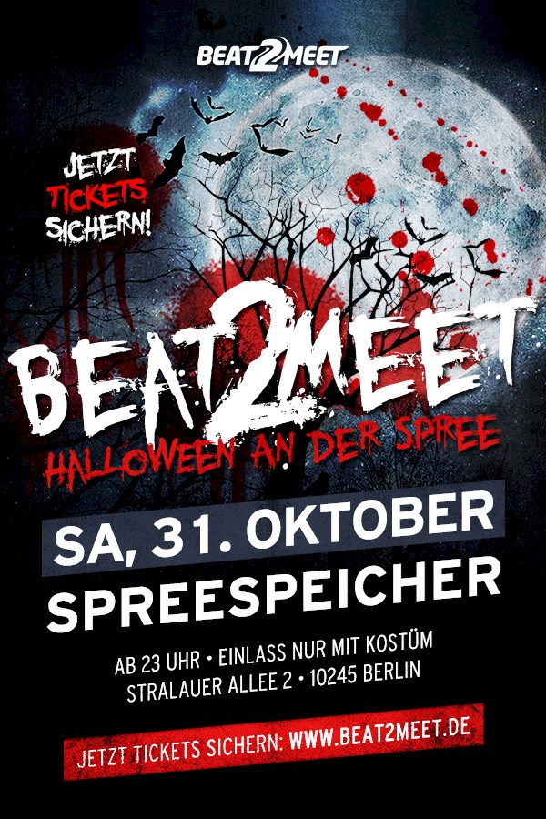 Spreespeicher Berlin Beat2Meet *Halloween an der Spree*