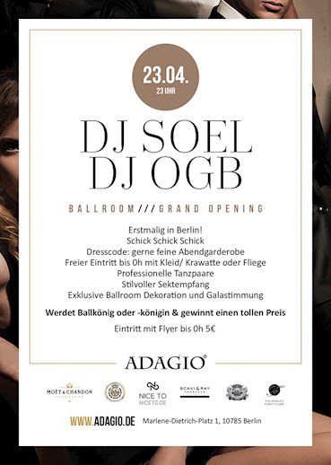 Adagio Berlin Eventflyer #2 vom 23.04.2016