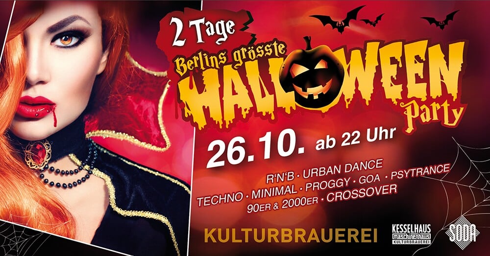 Kulturbrauerei Berlin Halloween en la Kulturbrauerei