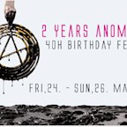 Anomalie Art Club Berlin 2 Years Anomalie - 40h Birthday Festival & Open Air