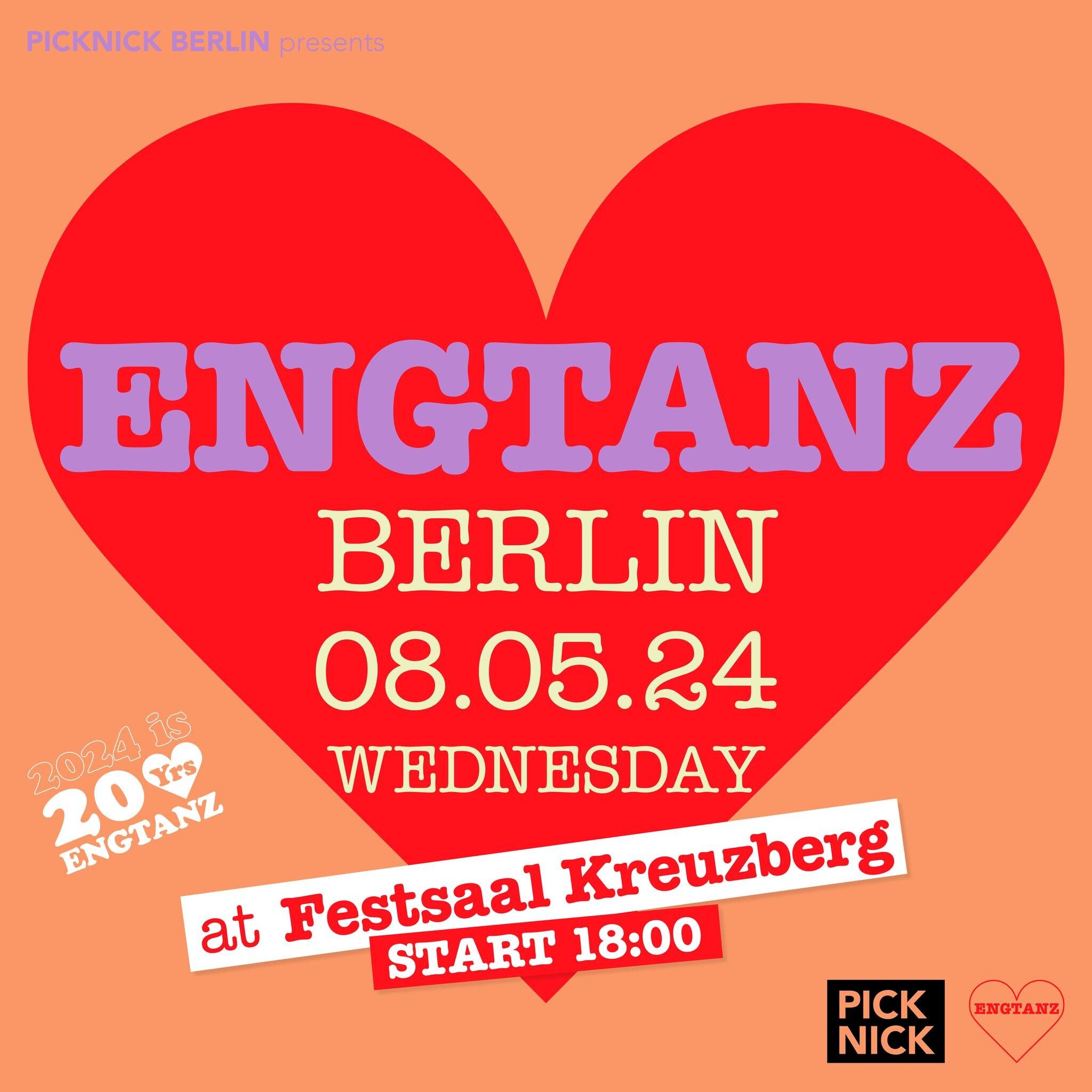 Festsaal Kreuzberg 08.05.2024 Picknick presents I Love Engtanz