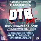 Cassiopeia Berlin DtB Party! 3 Dancefloors x Punk Rock Peitsche mit Armin Teutoburg-Weiß von den Beatsteaks!  Live Band &Free Tattoo