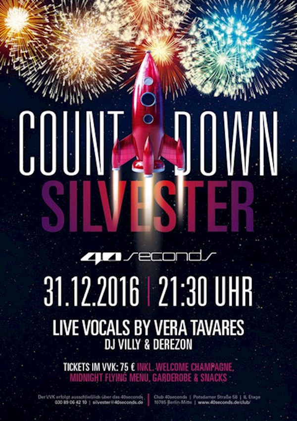 40seconds Berlin Countdown New Year's Eve 2016 / 2017