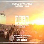Club Weekend Berlin Rooftop Summer Opening Party 2016 presented by Oben Thursdays