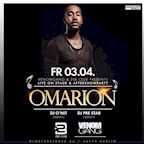 2BE Berlin US-Star Omarion Live on Stage & Aftershow Party