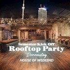 Club Weekend Berlin Semester Kick Off Rooftop Club Party