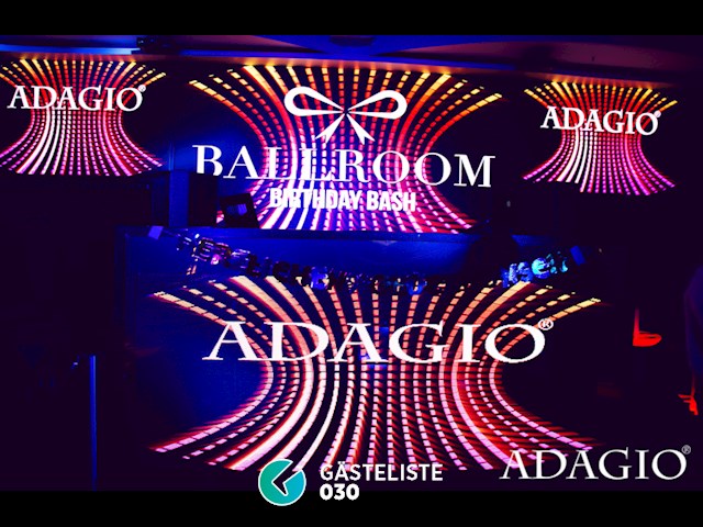 Partypics Adagio 08.04.2017 Ballroom - 1st Anniversary
