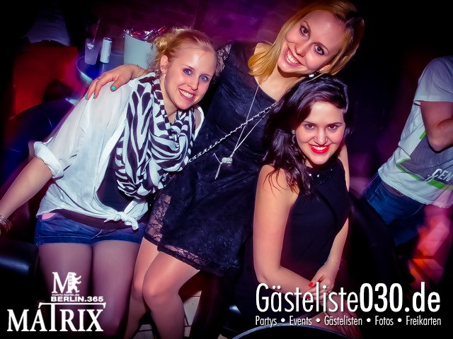 https://www.gaesteliste030.de/Partyfoto #95 Matrix Berlin vom 13.04.2013