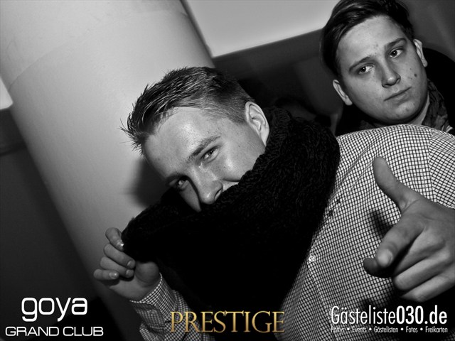 Partypics Goya 02.11.2012 Prestige - Premium Clubbing