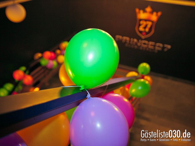 Partypics Prince27 Club Berlin 18.01.2013 Crazy Balloon - 2 Jahre Birthday Bash